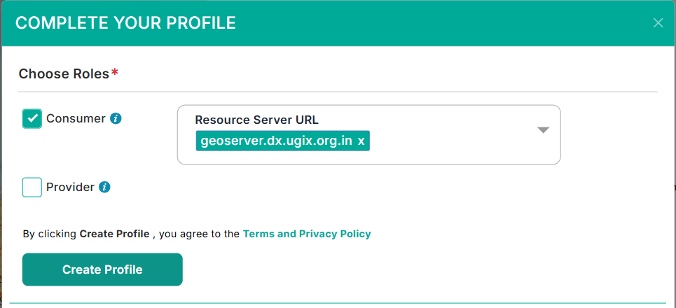 Choosing consumer role